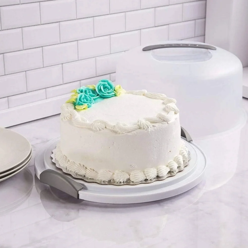 Sterilite Large Round Dome Shaped Cake Server/Carrier/Caddy